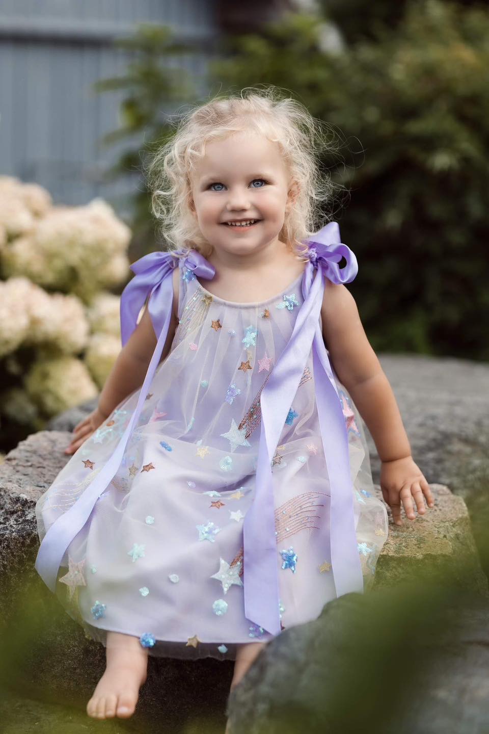 Suknelė - Alyvinės žvaigždutės