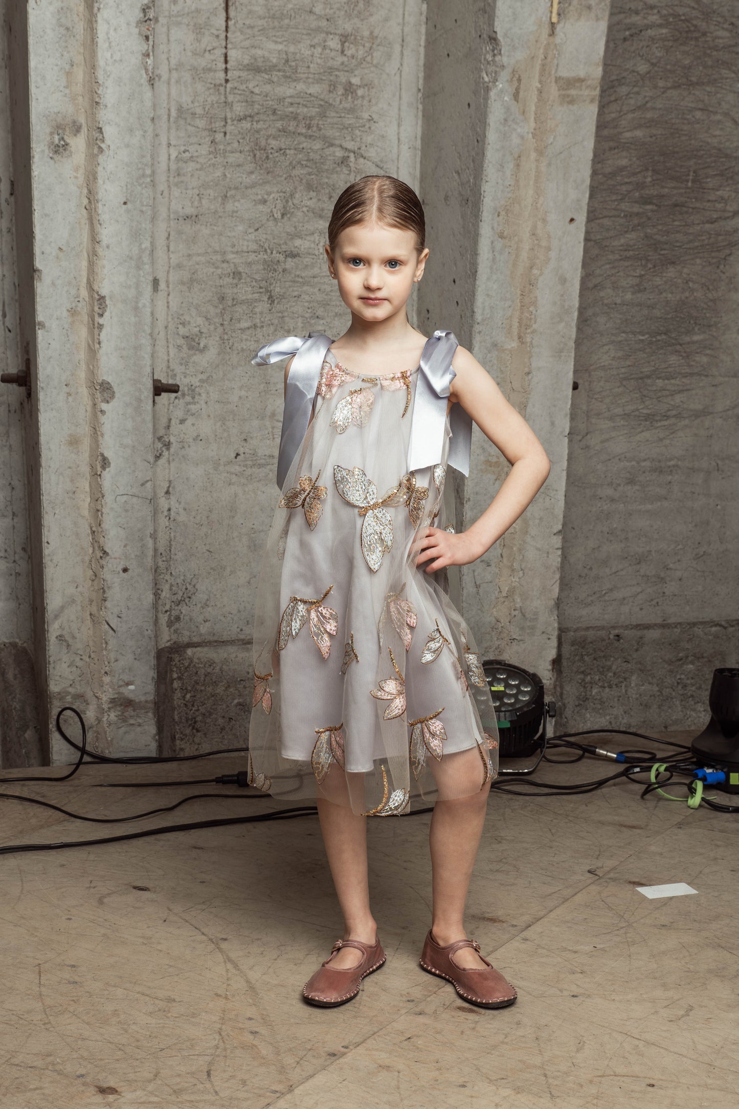 Suknelė - Melsvi laumžirgiai