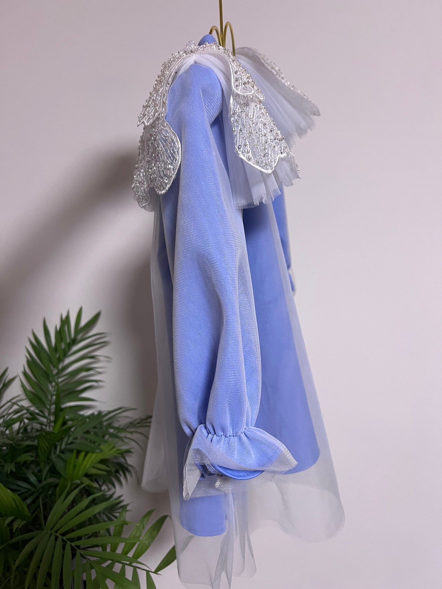 Mergaitiška suknelė - Baby blue sparniukai
