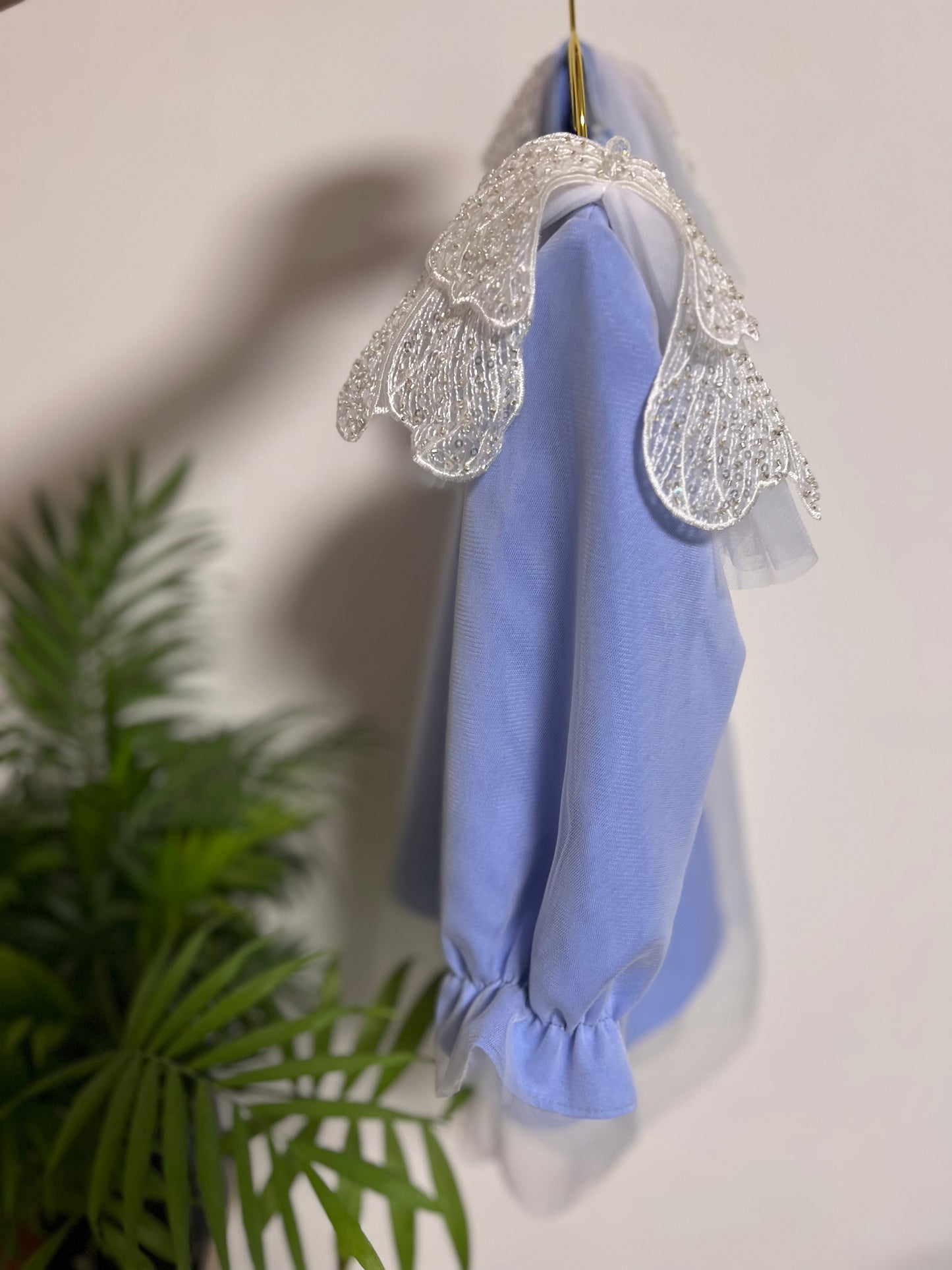 Mergaitiška suknelė - Baby blue sparniukai