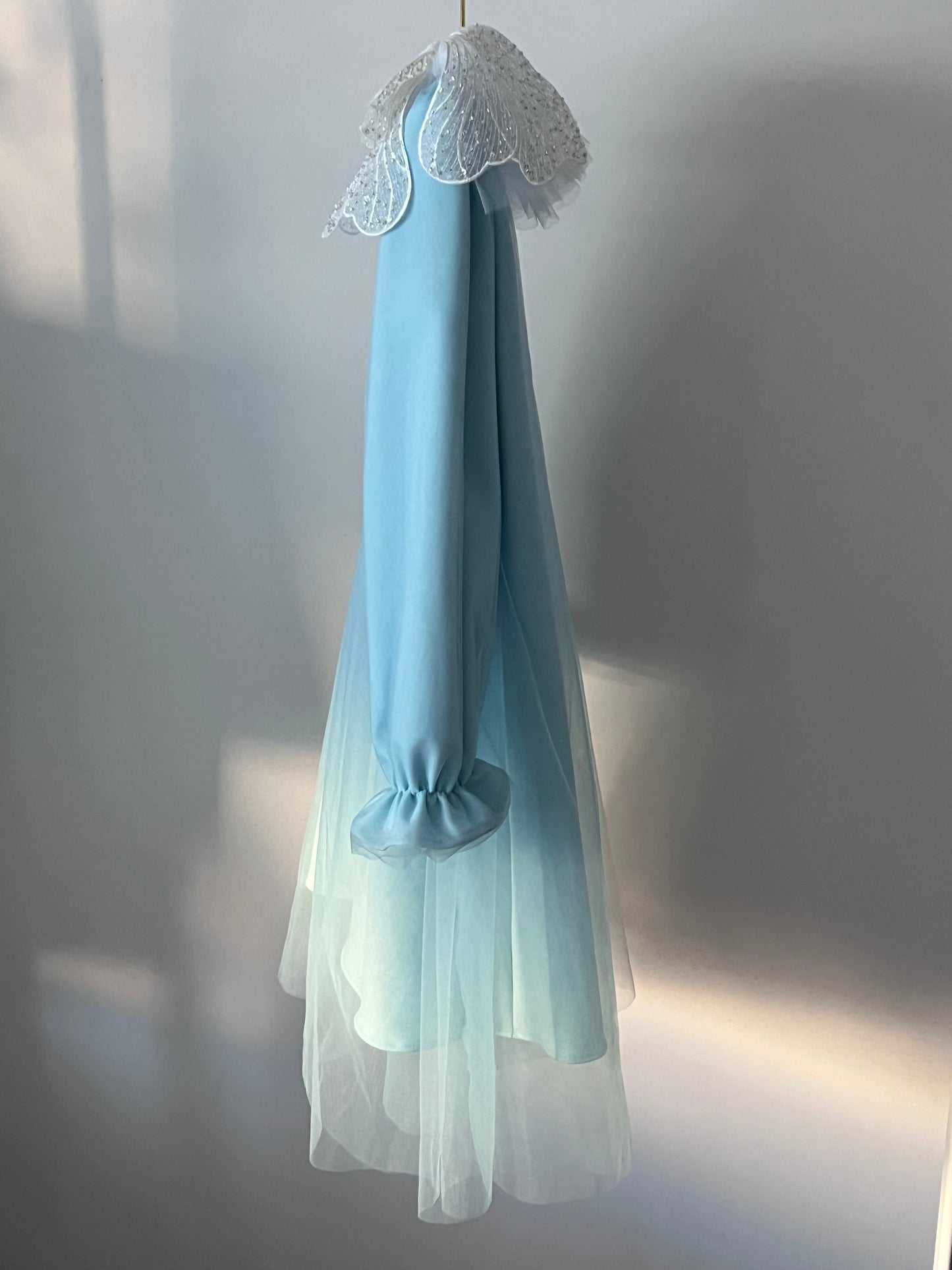 Mergaitiška suknelė - Baby blue sparniukai