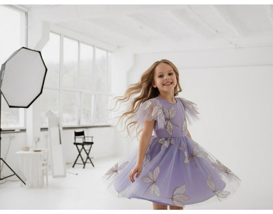 Suknelė - Balerina laumžirgių pievoje