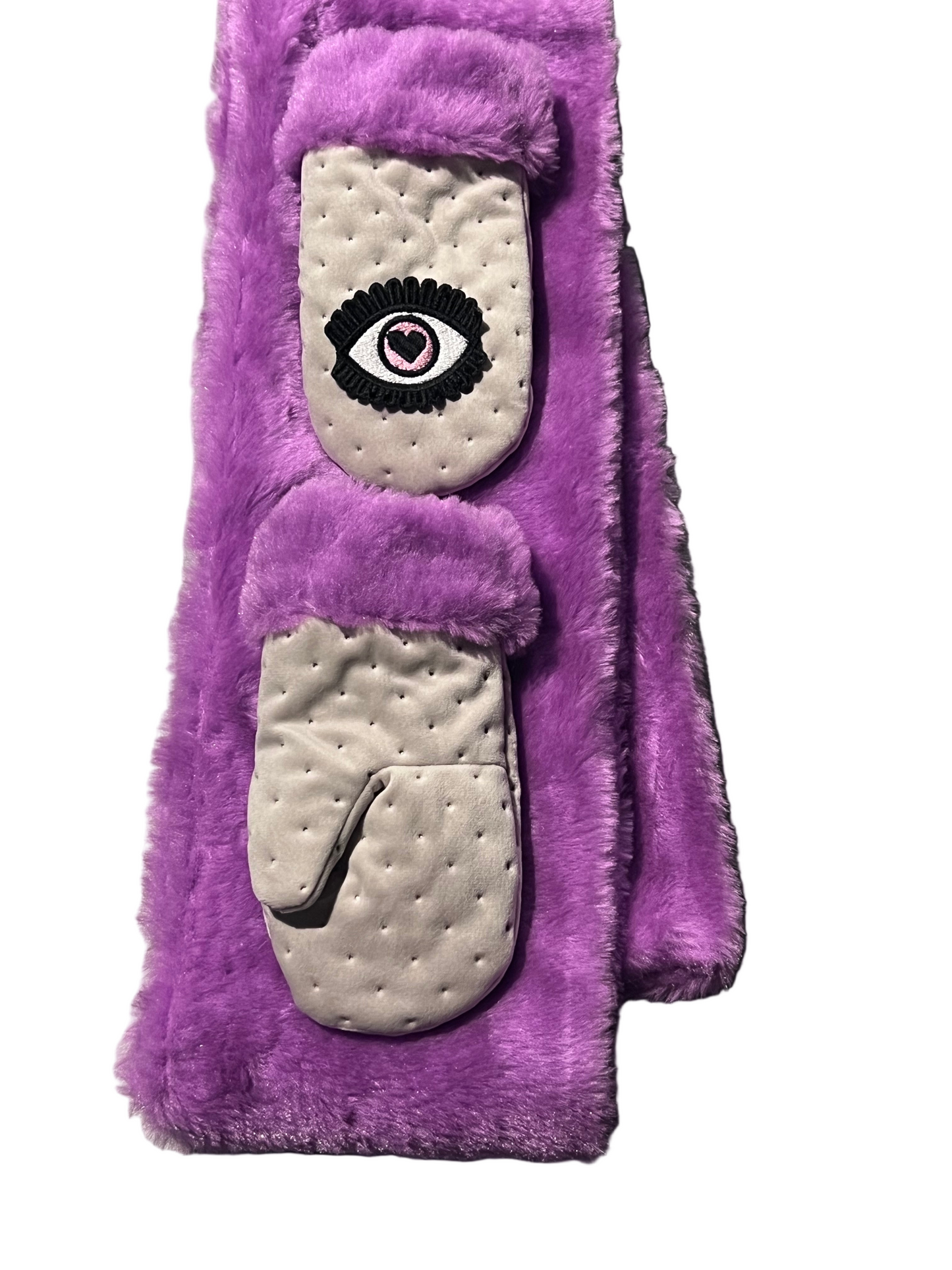 Pirštinės + šalikas “Ledinukas”