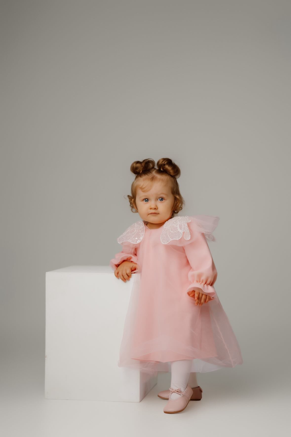 Mergaitiška suknelė - Rausvi sparniukai