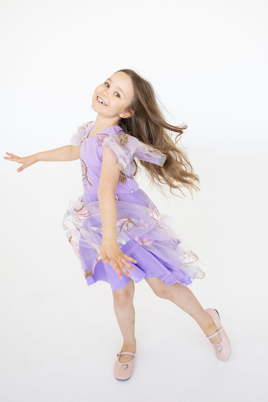 Suknelė - Balerina laumžirgių pievoje