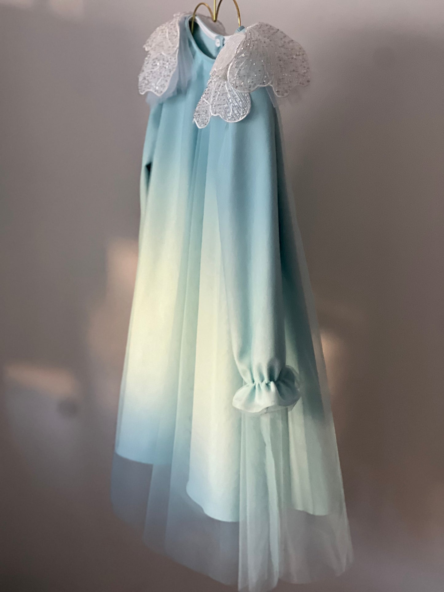 Mergaitiška suknelė - Baby blue sparniukai